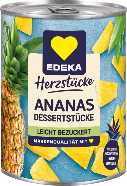 EDEKA Herzstücke Ananas Dessertstücke 567g