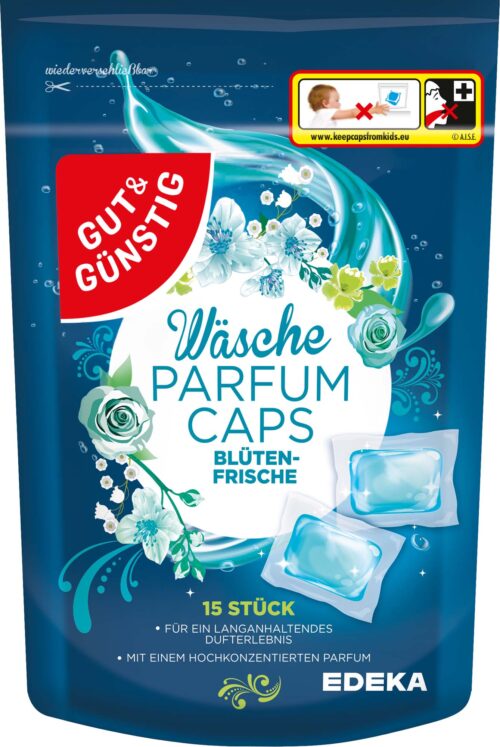 Gut & Günstig Wäscheparfum Caps Blütenfrische 15ST 75ml