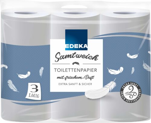 EDEKA Samtweich Toilettenpapier TAD 3lagig 9x140 Blatt