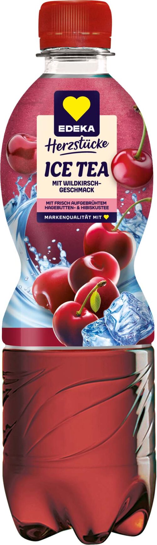 EDEKA Herzstücke Ice Tea Wildkirsche 0,5l