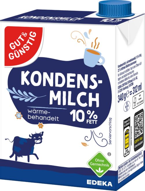 Gut & Günstig Kondensmilch 10% 340g