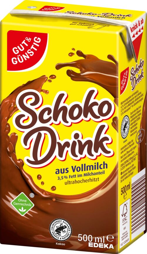 Gut & Günstig Schoko Drink 3,5% 0,5l