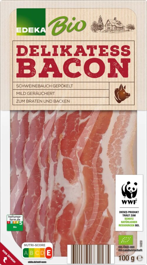 EDEKA Bio Delikatess Bacon 100g