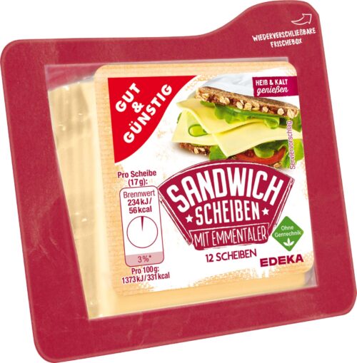 Gut & Günstig Sandwich Emmentaler 45% 200g