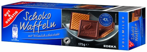 Gut & Günstig Schoko Waffeln Vollmilch 175g