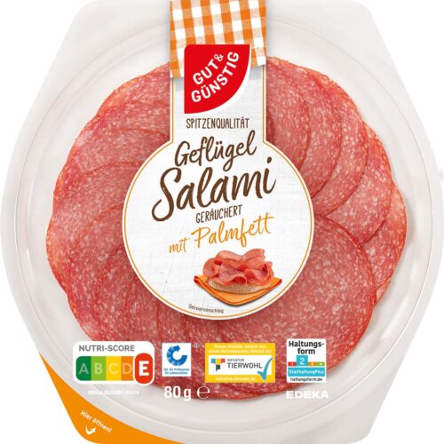 Gut & Günstig Geflügel Salami 80g