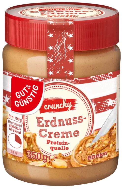 Gut & Günstig Erdnusscreme crunchy 350g