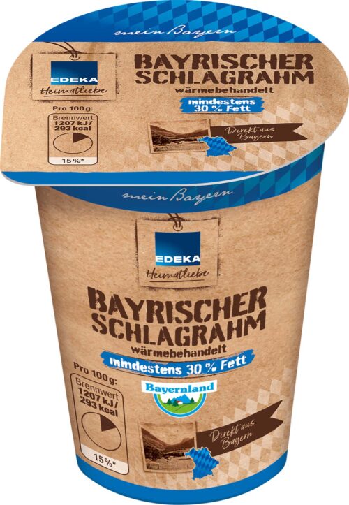 EDEKA Heimatliebe Bayrischer Schlagrahm 30% 200g