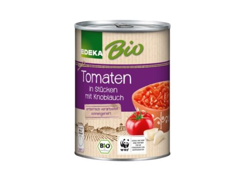 EDEKA Bio Tomaten in Stücken Knoblauch 400g