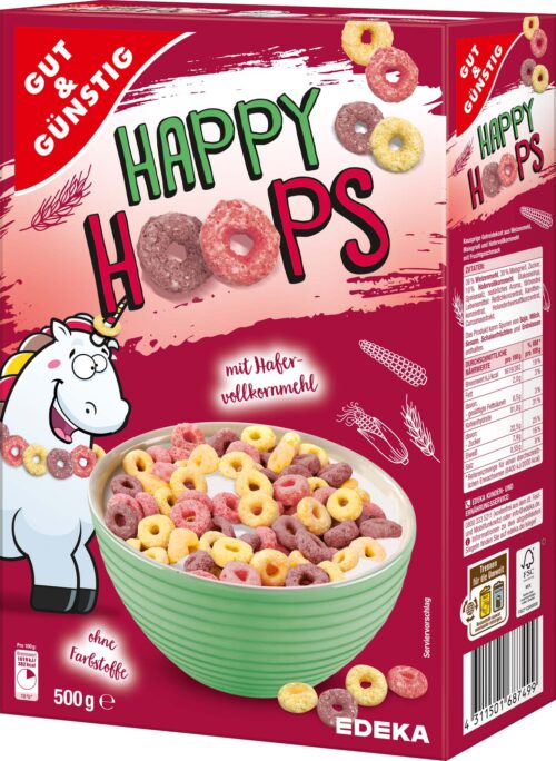 Gut & Günstig Happy Hoops 500g