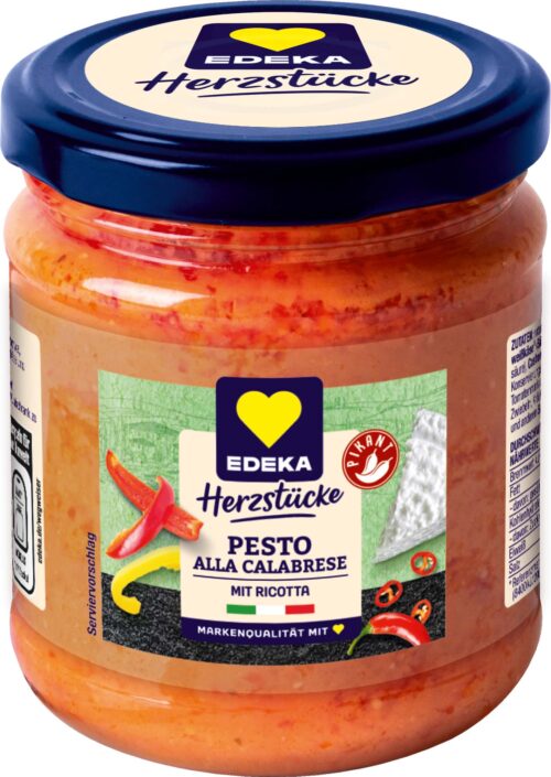 EDEKA Herzstücke Pesto alla Calabrese pikant 190g