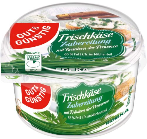 Gut & Günstig Frischkäse Kräuter 65% 150g