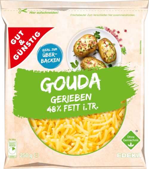 Gut & Günstig Gouda gerieben 48% 250g