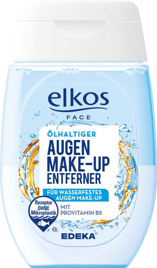 EDEKA elkos Augen Make-up Entferner ölhaltig 100ml
