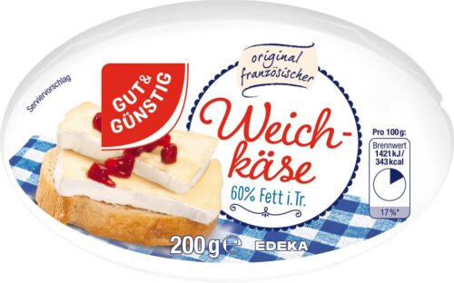 Gut & Günstig Französischer Weichkäse 60% 200g
