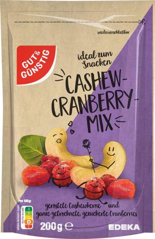 Gut & Günstig Cashew-Cranberry-Mix 200g