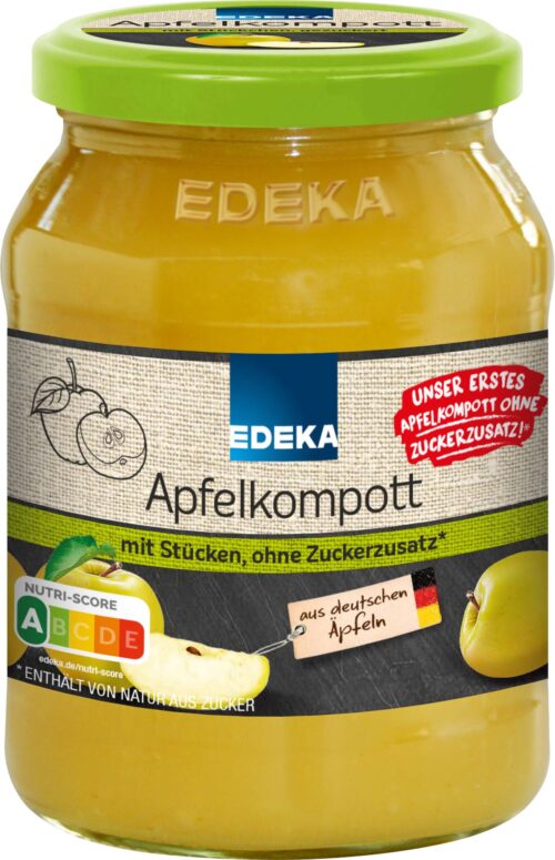 4311501712337 EDEKA Apfelkompott ohne Zucker 365g