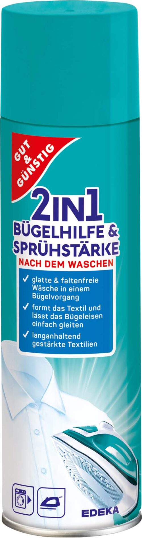 Gut & Günstig 2in1 Bügelhilfe & Sprühstärke 500ml