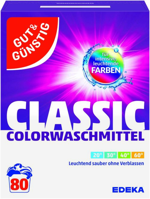 Gut & Günstig Color Vollwaschmittel Pulver 80WL 5,2kg
