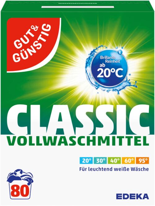 Gut & Günstig Vollwaschmittel Pulver 80WL 5,2kg