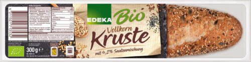 EDEKA Bio Vollkorn Kruste mit Saatenmischung 300g