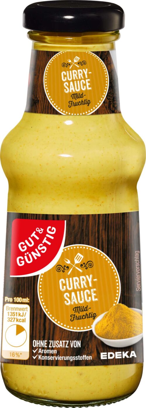 Gut & Günstig Curry Sauce 250ml
