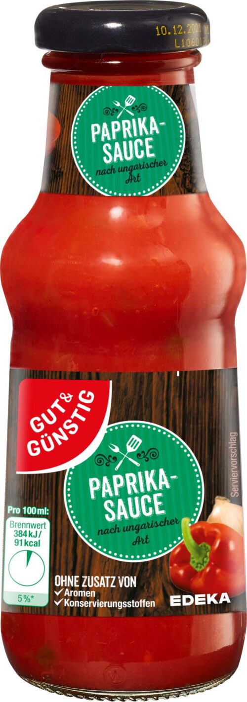 Gut & Günstig Paprika Sauce 250ml
