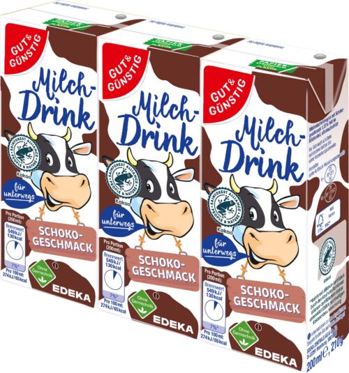 Gut & Günstig Milchdrink Schoko 3x200ml
