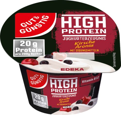 Gut & Günstig Proteinjoghurt Kirsche-Aronia 200g