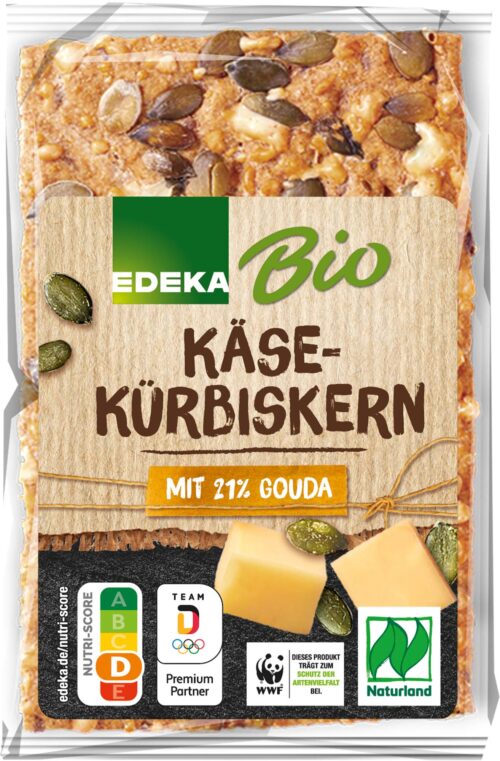 EDEKA Bio Knäckebrot Käse-Kürbiskern 200g