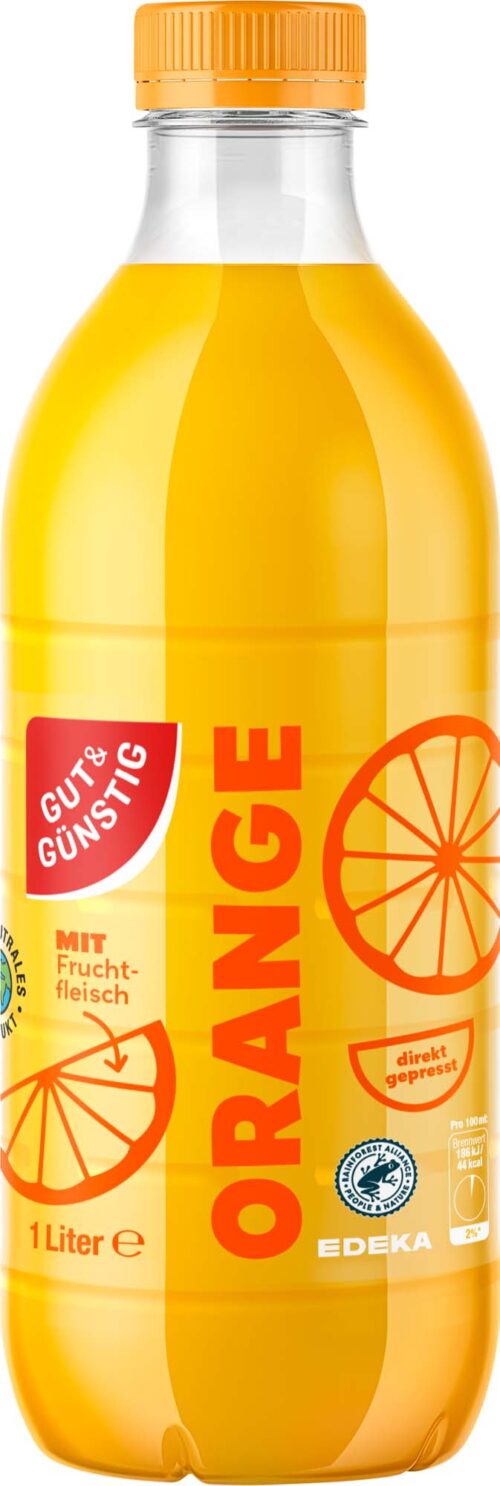 Gut & Günstig Direktsaft Orange 1I DPG