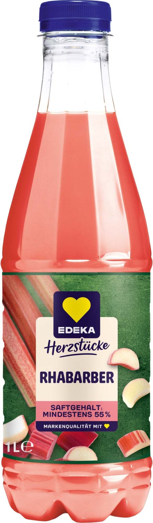 EDEKA Herzstücke Rhabarber 1l