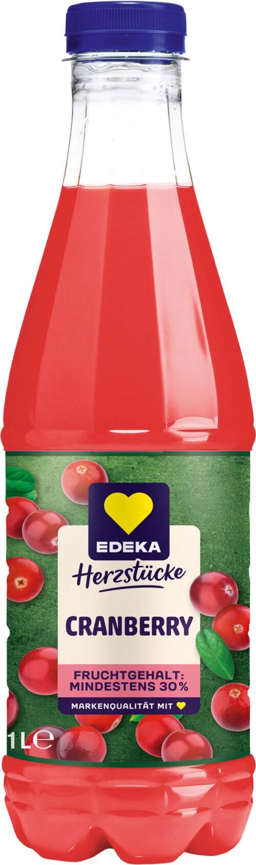 EDEKA Herzstücke Cranberry 1l