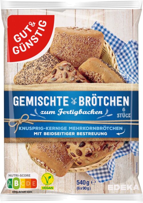 Gut & Günstig Gemischte Brötchen 540g