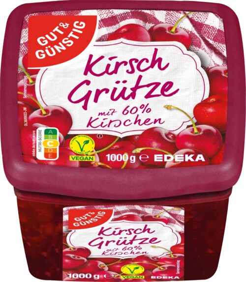 Gut & Günstig Kirsch Grütze 1000g