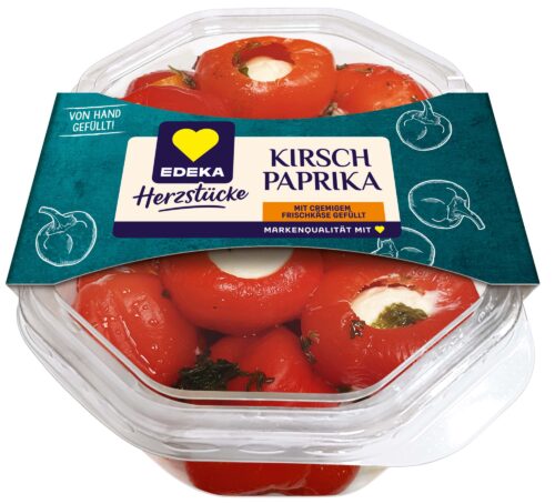 EDEKA Herzstücke Kirschpaprika Frischkäse 150g