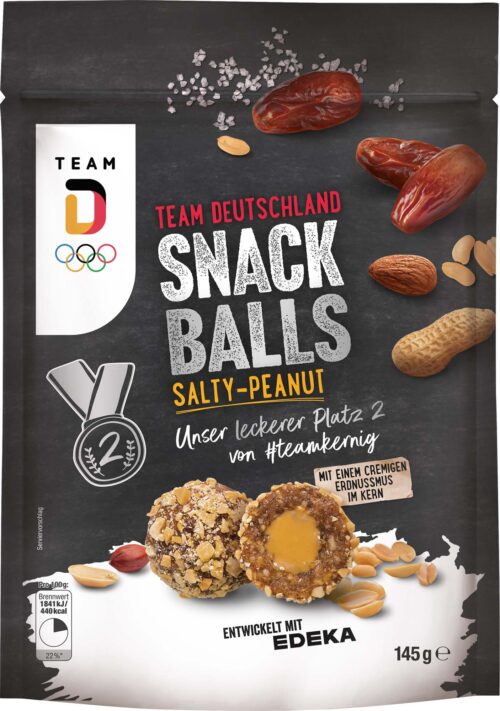 4311501741955 EDEKA Team D Snack Balls Salty Peanut 145g