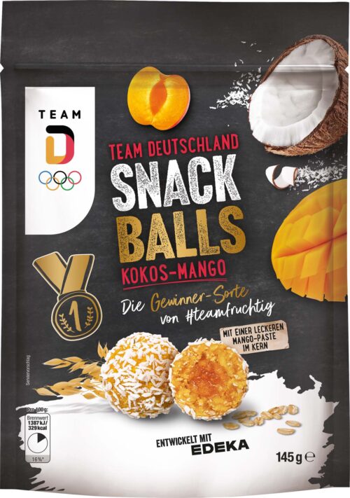 4311501741986 EDEKA Team D Snack mit Mango Aprikose Kokosnuss 145g