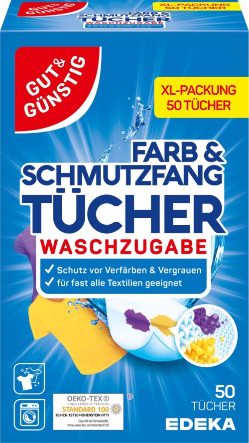 Gut & Günstig Farb- und Schmutzfangtücher 50ST