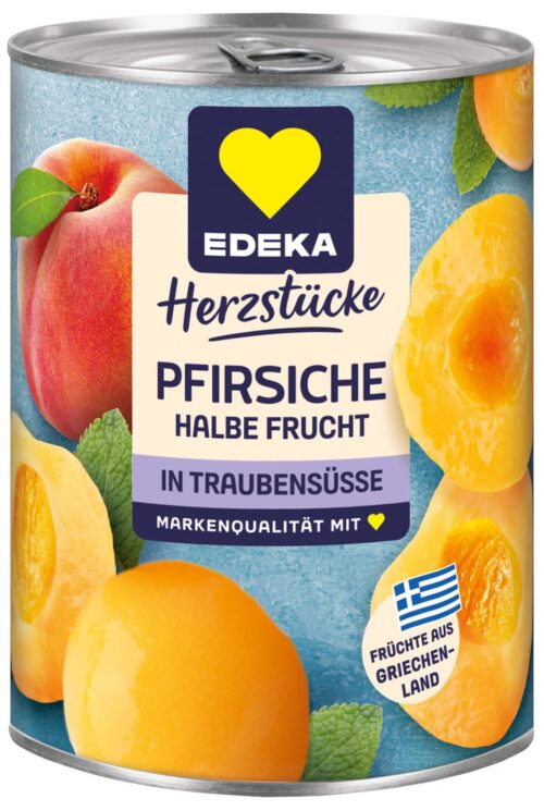 EDEKA Herzstücke Pfirsiche halbe Frucht 410g