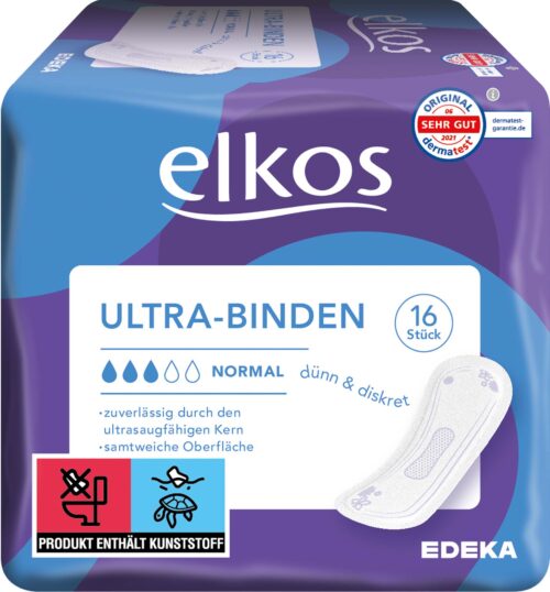 EDEKA elkos Ultra Binden Normal 16ST