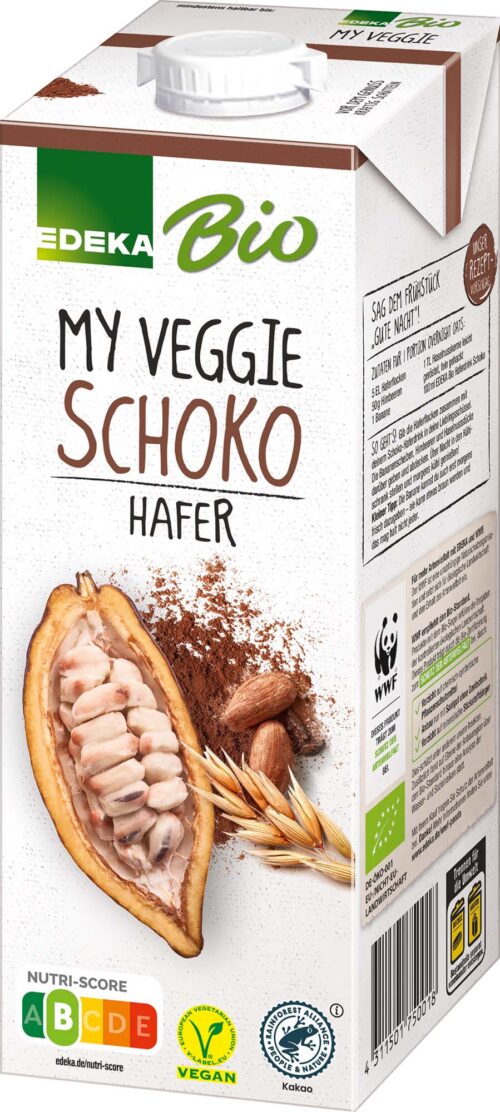 EDEKA Bio My Veggie Hafer Schoko 1l