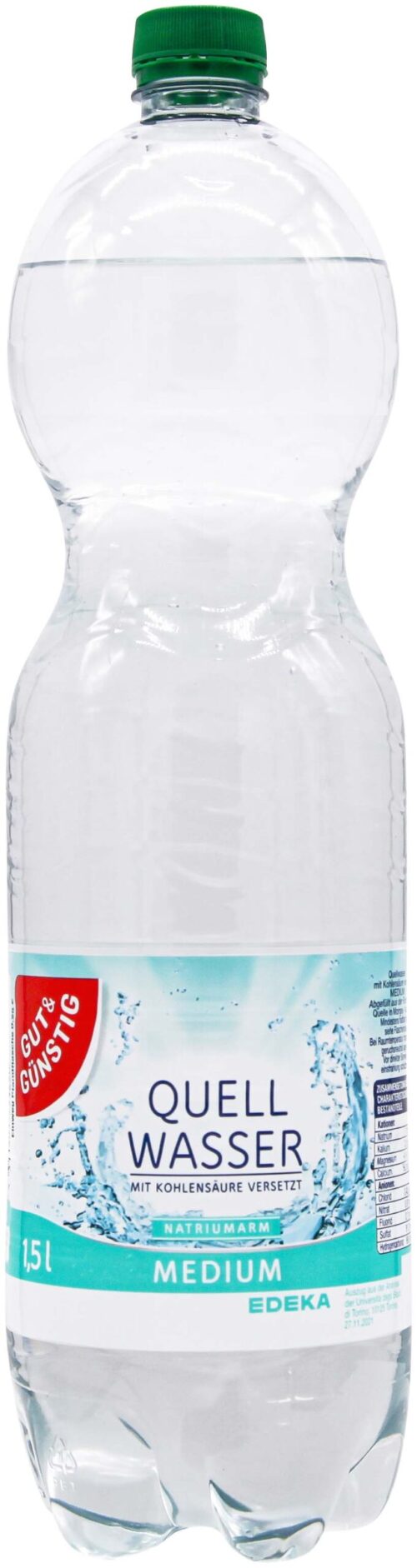 Gut & Günstig Quellwasser Medium 1,5l