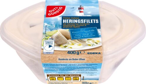 Gut & Günstig Feine Sahneheringsfilets 400g