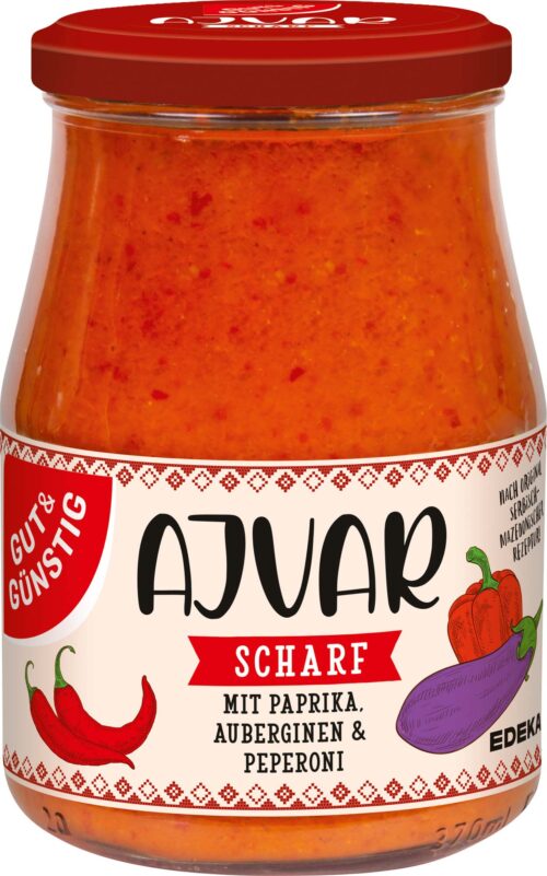 Gut & Günstig Ajvar scharf 340ml