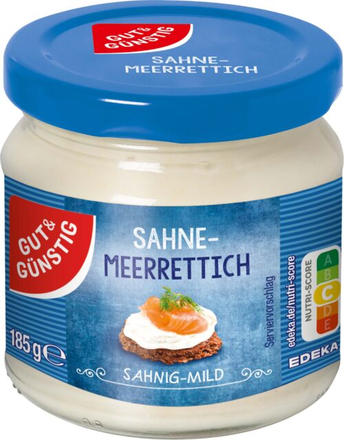 Gut & Günstig Sahnemeerrettich 185g