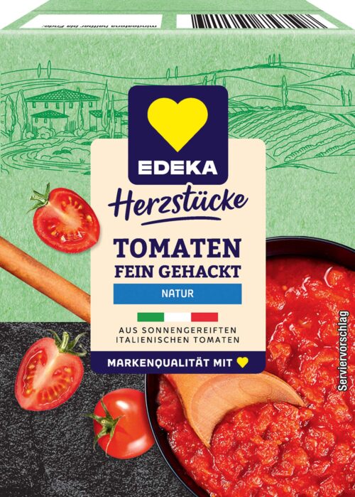 EDEKA Herzstücke Tomaten fein gehackt 390g