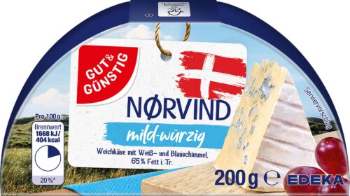 Gut & Günstig Nørvind Weichkäse 65 % Fett i. Tr. 200g