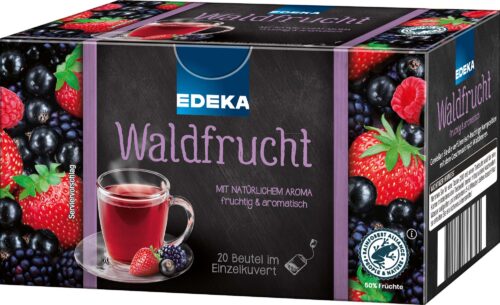 4311501762714 EDEKA Früchtetee Waldfrucht Filterbeutel 20St 60g