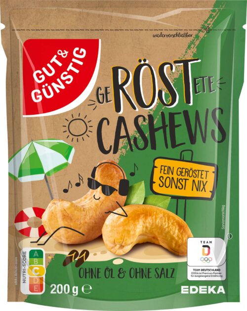 Gut & Günstig Geröstete Cashews 200g